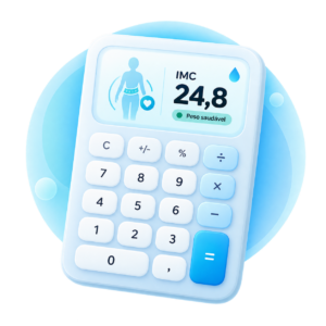 Calculadora de IMC para calcular o Índice de Massa Corporal